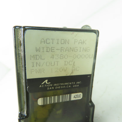 Invensys 4380-0000U Action Pak Time Delay relay 120VAC 8-Pin 3W 50/60Hz