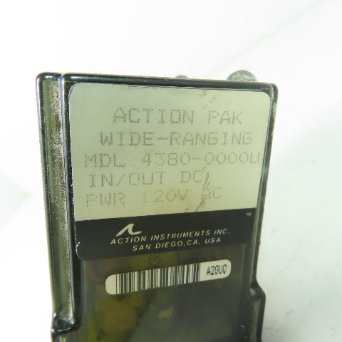 Invensys 4380-0000U Action Pak Time Delay relay 120VAC 8-Pin 3W 50/60Hz