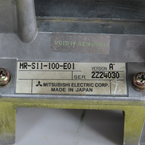 Mitsubishi MR-S11-100-E01 AC Servo Drive (Top Board BN634E283G53) (Parts/Repair)