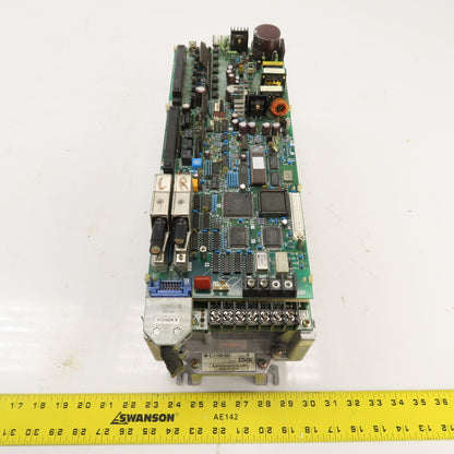 Mitsubishi MR-S11-100-E01 AC Servo Drive (Top Board BN634E283G53) (Parts/Repair)