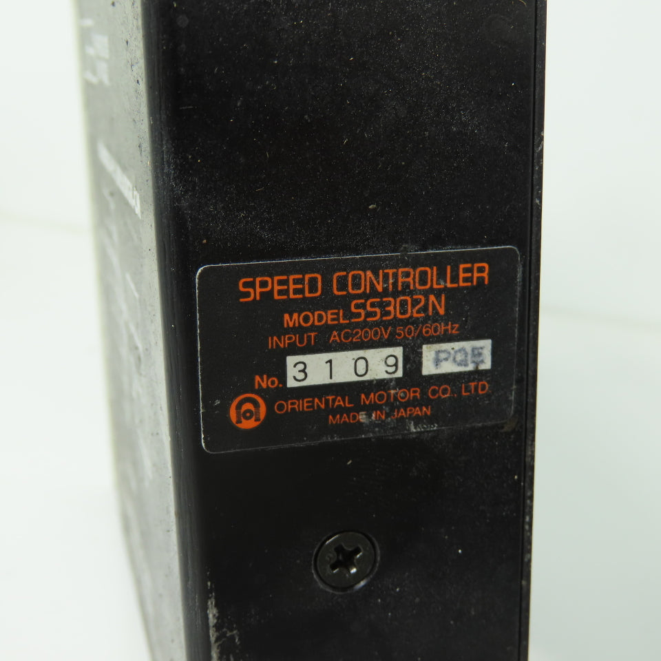 Orential Motor SS302N Speed Controller 200VAC 50/60Hz Input Lot Of 3