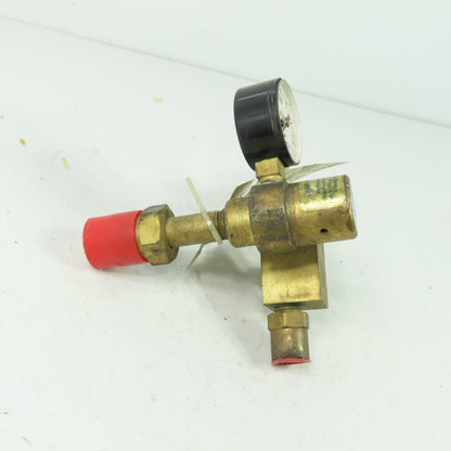 L-Tec R-50-FM-580 Brass Flowmeter Regulator CGA 580 Inert Gas