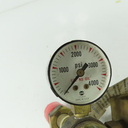 L-Tec R-50-FM-580 Brass Flowmeter Regulator CGA 580 Inert Gas