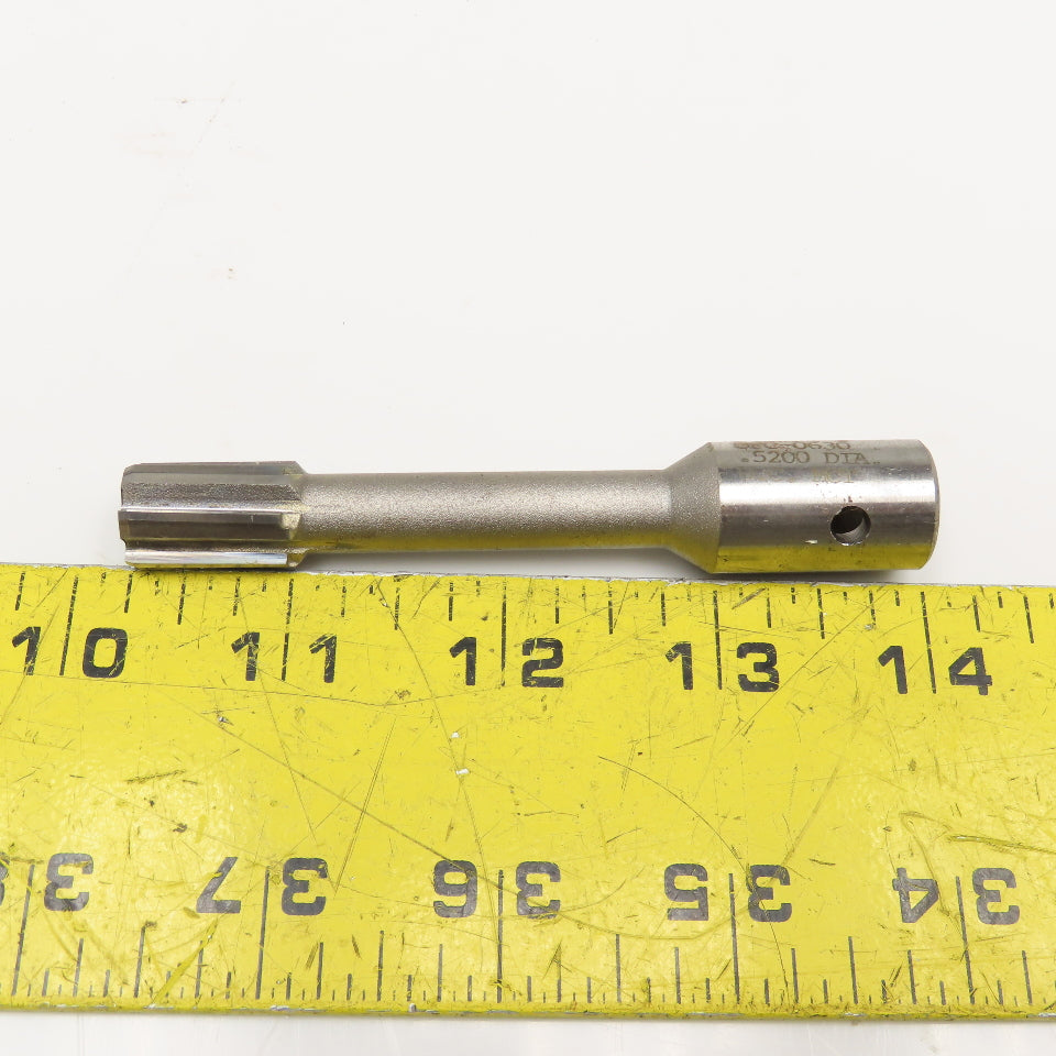 Metcut .520 Chucking Reamer 6 Flute Carbide 5/8" Shank 3-3/4" OAL