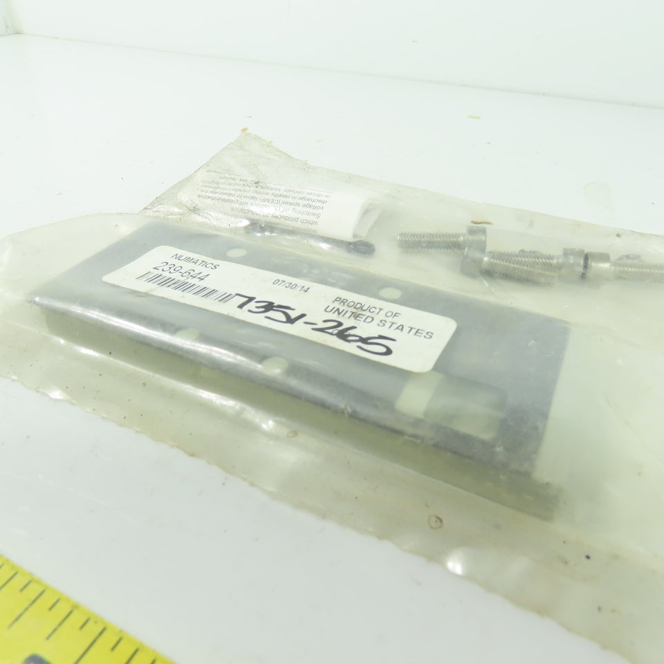 Numatics 239-644 Valve 4-Bolt Blank Plate Kit Replacement