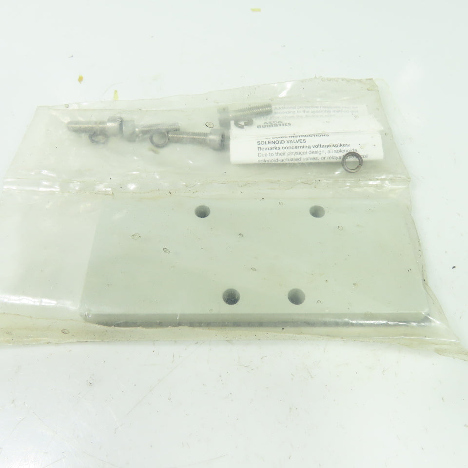 Numatics 239-644 Valve 4-Bolt Blank Plate Kit Replacement