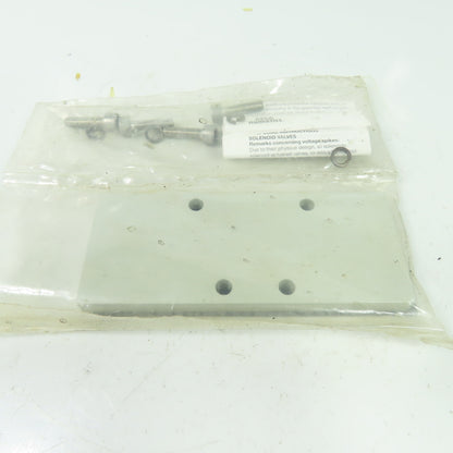 Numatics 239-644 Valve 4-Bolt Blank Plate Kit Replacement