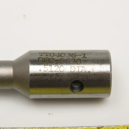 Metcut .512 Chucking Reamer 6 Flute Carbide 5/8" Shank 3-3/4" OAL