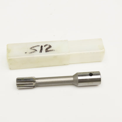 Metcut .512 Chucking Reamer 6 Flute Carbide 5/8" Shank 3-3/4" OAL