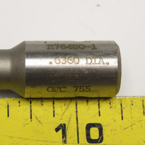 Metcut .6360 Chucking Reamer 6 Flute Carbide 5/8" Shank 4-1/4" OAL