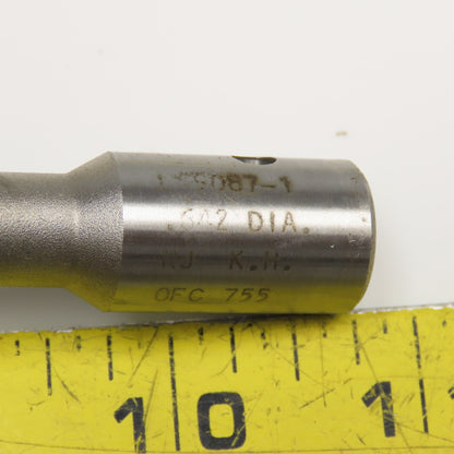 Metcut .642 Chucking Reamer 6 Flute Carbide 5/8" Shank 4-1/4" OAL