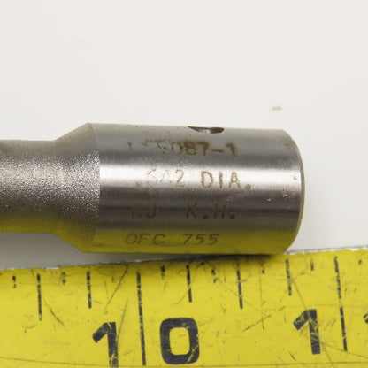 Metcut .642 Chucking Reamer 6 Flute Carbide 5/8" Shank 4-1/4" OAL