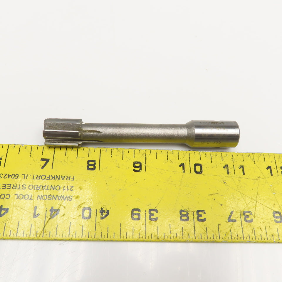 Metcut .642 Chucking Reamer 6 Flute Carbide 5/8" Shank 4-1/4" OAL