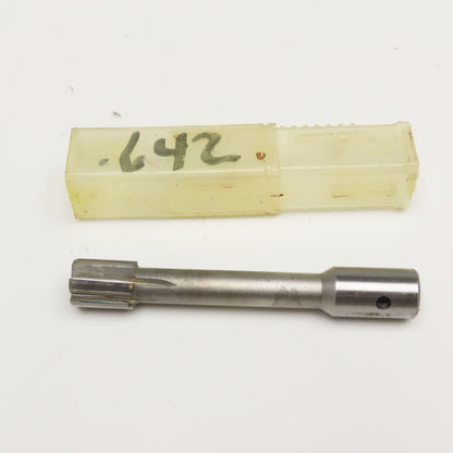 Metcut .642 Chucking Reamer 6 Flute Carbide 5/8" Shank 4-1/4" OAL
