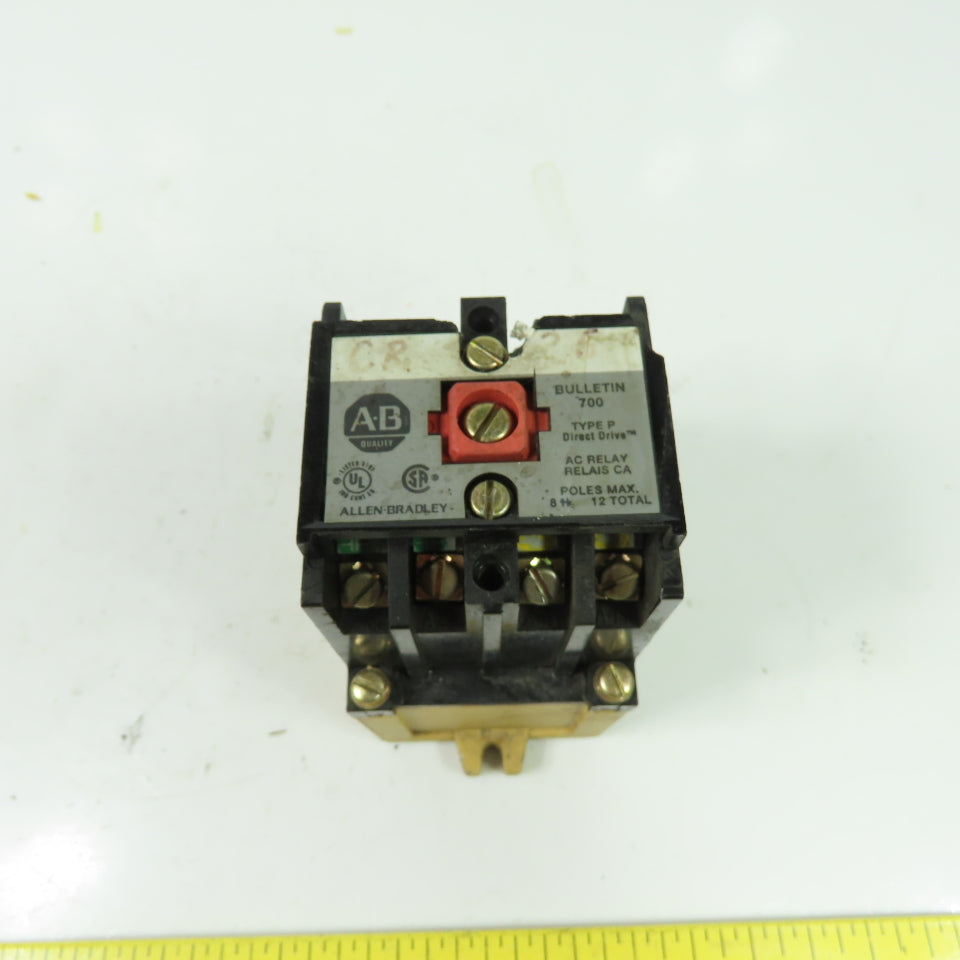 Allen Bradley 700-P400A1 Ser B AC Relay 600V 10A 120V Coil