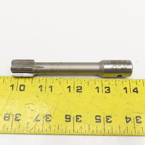 Metcut .653 Chucking Reamer 6 Flute Carbide 5/8" Shank 4-1/4" OAL