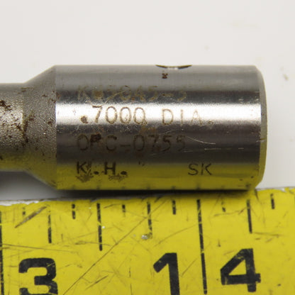 Metcut .7000 Chucking Reamer 6 Flute Carbide 5/8" Shank 4-1/4" OAL