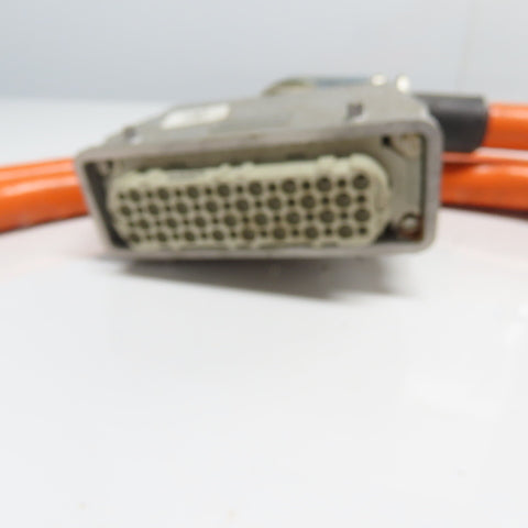 Indramat IKS 580-03.5M Cordset Cable 10' W/ HD64B 64-Pin Female Plug