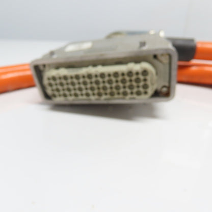 Indramat IKS 580-03.5M Cordset Cable 10' W/ HD64B 64-Pin Female Plug