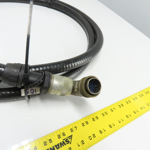 Amphenol Size 2014-Pin Male 10'- 8" Liquidtight Flexible Cordset Cable