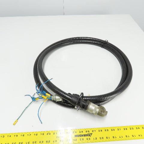 Amphenol Size 2014-Pin Male 10'- 8" Liquidtight Flexible Cordset Cable