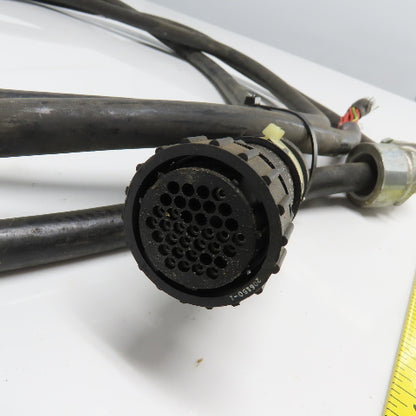 AMP Female Connector 25 Wire Cordset Cable 18' Length