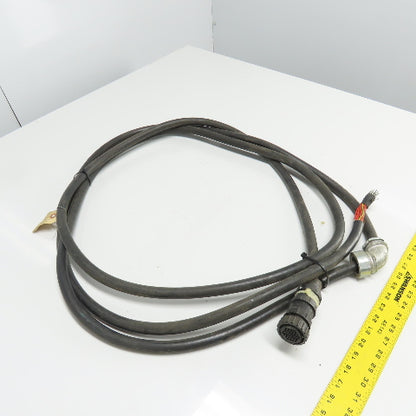 AMP Female Connector 25 Wire Cordset Cable 18' Length