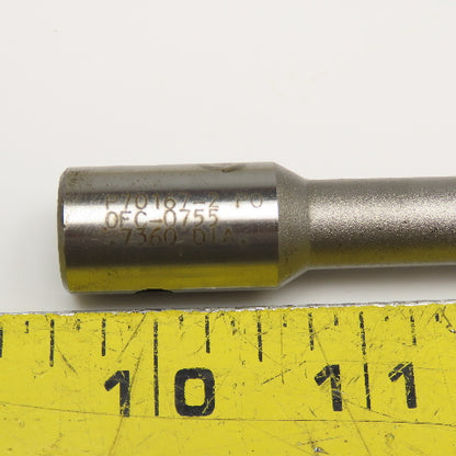 Metcut .736 Chucking Reamer 6 Flute Carbide 5/8" Shank 4-1/4" OAL