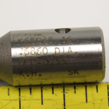 Metcut .6860 Chucking Reamer 6 Flute Carbide 5/8" Shank 4-1/4" OAL