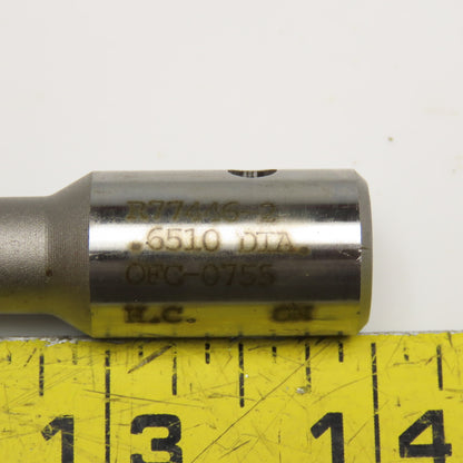 Metcut .6510 Chucking Reamer 6 Flute Carbide 5/8" Shank 4-1/4" OAL