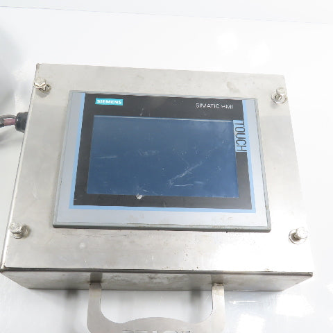 Siemens 6AV2 124-0GC01-0AX0 TP700 Comfort Simatic Touch Display Stainless Encl.