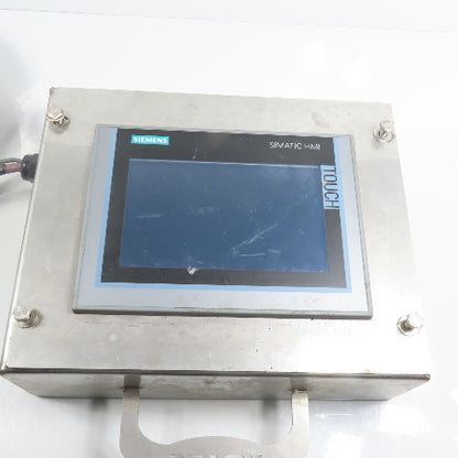 Siemens 6AV2 124-0GC01-0AX0 TP700 Comfort Simatic Touch Display Stainless Encl.