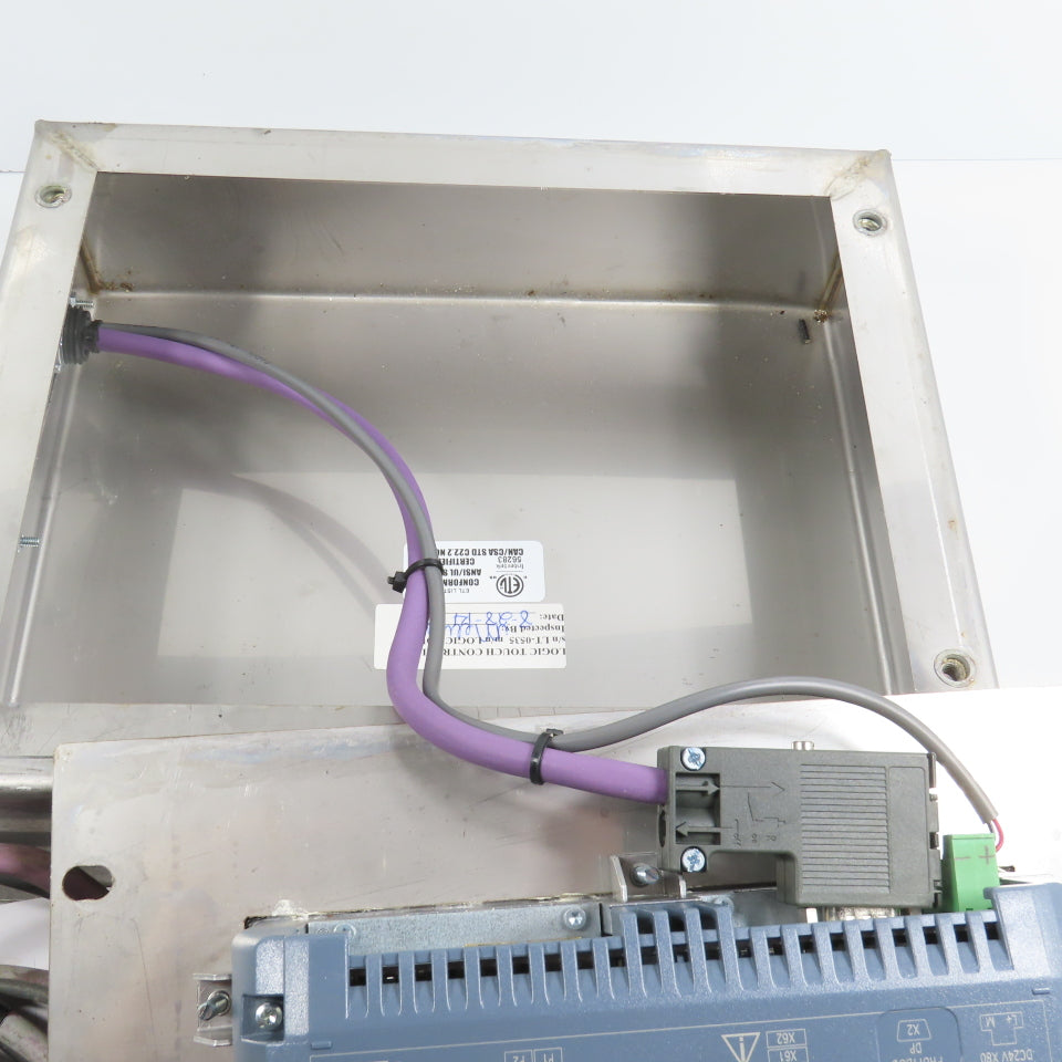 Siemens 6AV2 124-0GC01-0AX0 TP700 Comfort Simatic Touch Display Stainless Encl.
