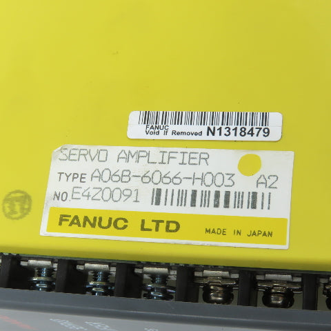 Fanuc A06B-6066-H003 AC Servo Amplifier C Series