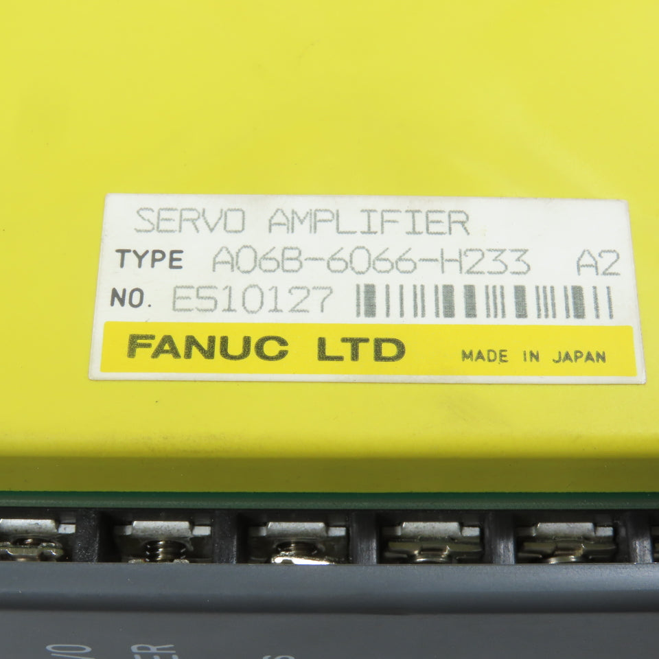 Fanuc A06B-6066-H233 AC Servo Amplifier C Series