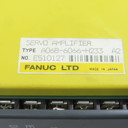 Fanuc A06B-6066-H233 AC Servo Amplifier C Series