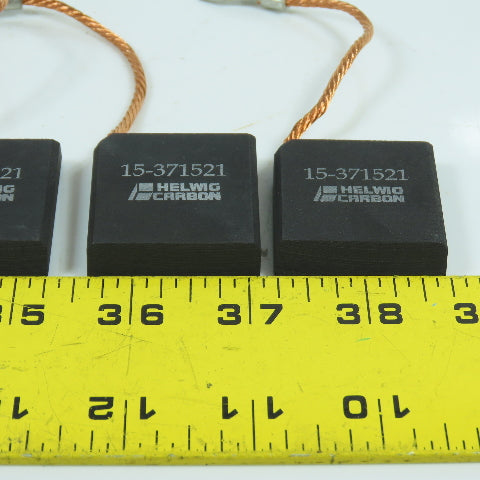 Helwig Carbon 15-371521 Motor Brushes Style Q38 3/8" x 1.5" x 1.75" Lot Of 5
