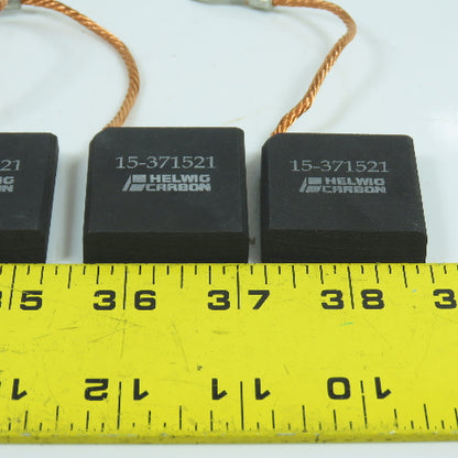 Helwig Carbon 15-371521 Motor Brushes Style Q38 3/8" x 1.5" x 1.75" Lot Of 5