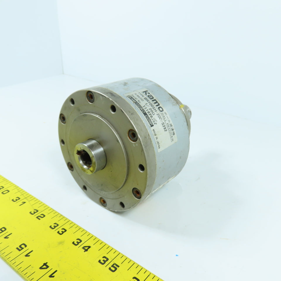 Kamo BR100SH-20G-S292 Ball Type Gear Speed Reducer R. Ratio 1/20G