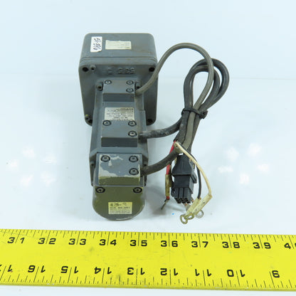 Mitsubishi GR-S-10 Inline Servo Motor Gear Speed Reducer 30:1 Ratio HA-FF13BG1