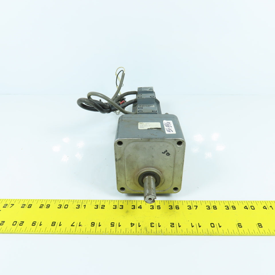 Mitsubishi GR-S-10 Inline Servo Motor Gear Speed Reducer 30:1 Ratio HA-FF13BG1