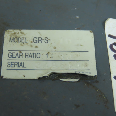 Mitsubishi GR-S-10 Inline Servo Motor Gear Speed Reducer 30:1 Ratio HA-FF13BG1