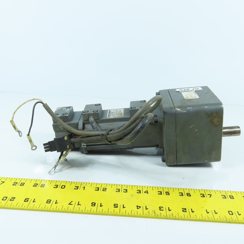 Mitsubishi GR-S-10 Inline Servo Motor Gear Speed Reducer 30:1 Ratio HA-FF13BG1