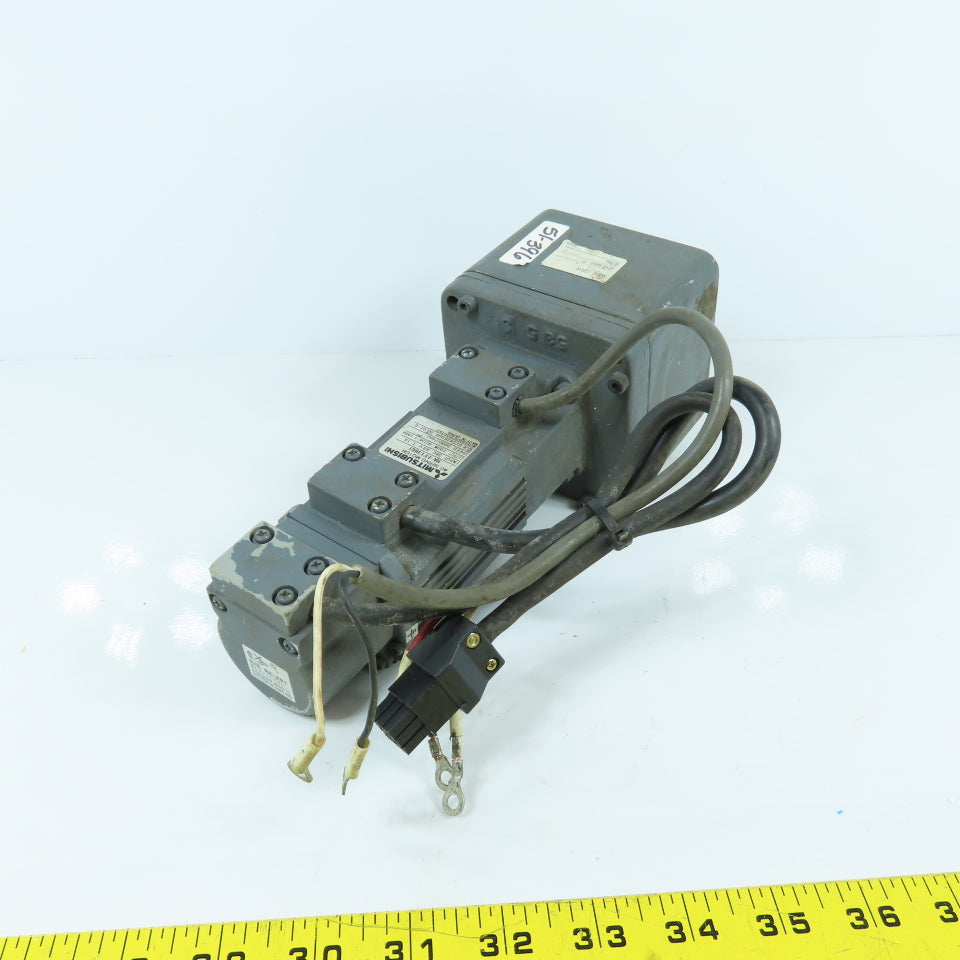 Mitsubishi GR-S-10 Inline Servo Motor Gear Speed Reducer 30:1 Ratio HA-FF13BG1