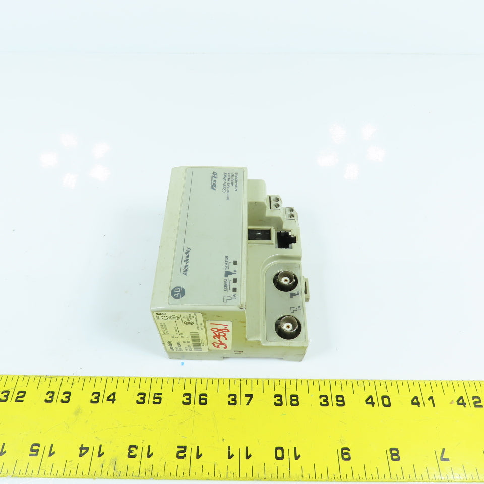 Allen Bradley 1794-ACNR15 Ser C F/W 4.1 Flex I/O Redundant Media Adapter 24VDC