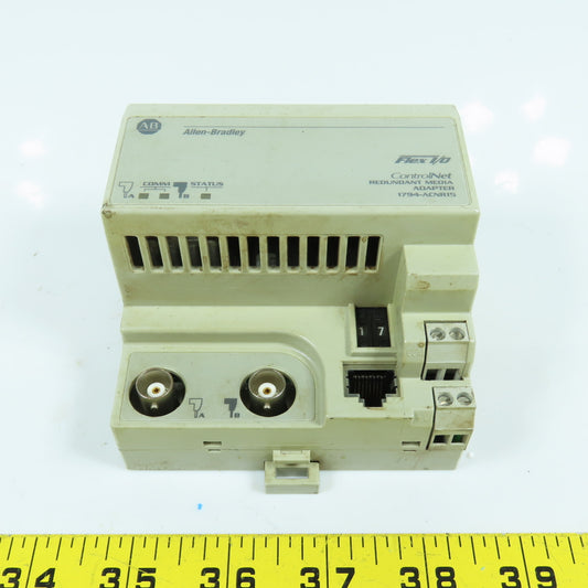 Allen Bradley 1794-ACNR15 Ser C F/W 4.1 Flex I/O Redundant Media Adapter 24VDC