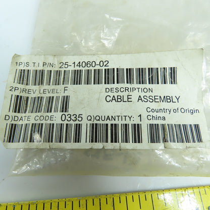 Zebra 25-14060-02 Cable Assembly For Barcode Scanner & Mobile Computer