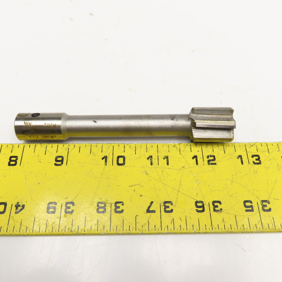 Metcut .8630 Chucking Reamer 6 Flute Carbide 5/8" Shank 4-3/4" OAL