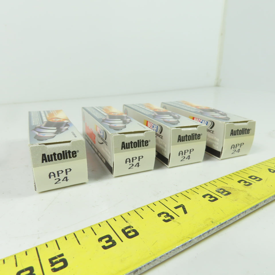 Autolite APP24 Double Platinum Automotive Replacement Spark Plug Lot Of 4