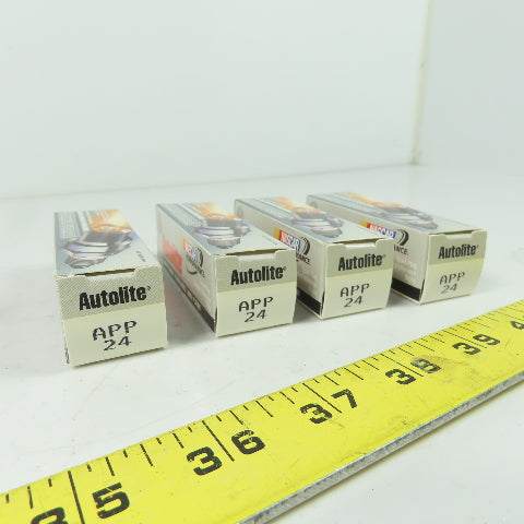 Autolite APP24 Double Platinum Automotive Replacement Spark Plug Lot Of 4
